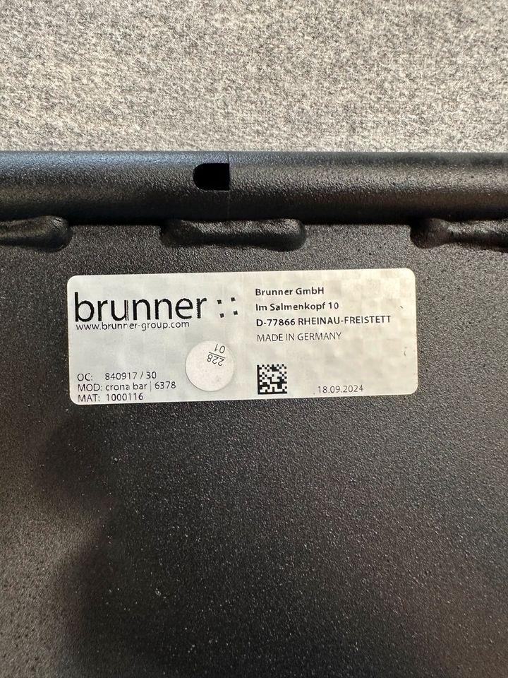 Barhocker Filz Grau