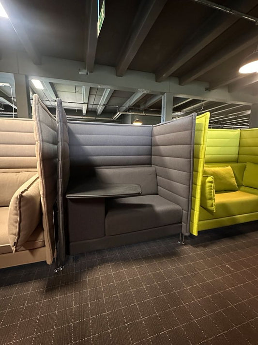 Vitra Alcove Highback Work Sofa Anthrazit