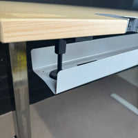 Steelcase Schreibtisch höhenverstellbar 160x80 cm | Gasdruckfeder | Ahorn
