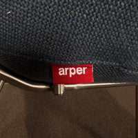 Arper Duna 02 Loungestuhl blau