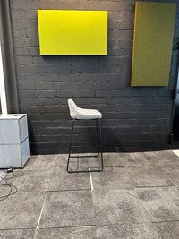 Barhocker Filz Grau