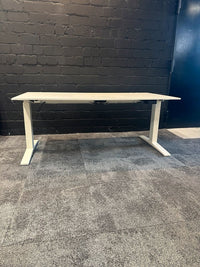E-Tisch, 160×80 cm, Weiß