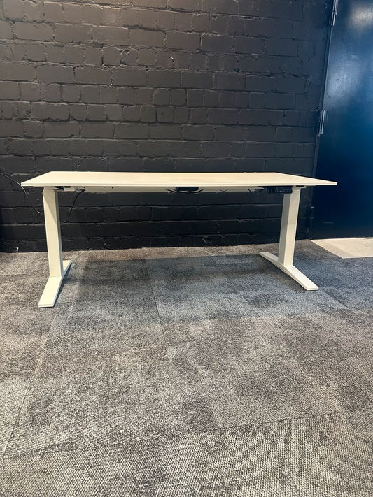 E-Tisch, 160×80 cm, Weiß