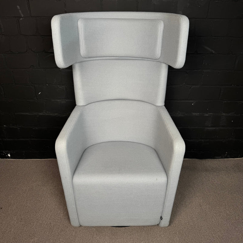 Bene Parcs Wing Chair – Akustik-Ohrensessel in Wolkengrau