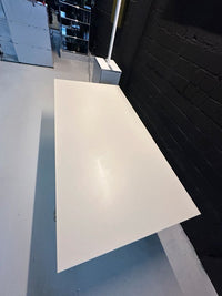 E-Schreibtisch, 180×90 cm, Weiß