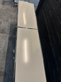 Sideboard Lichtgrau, 4 Klapptüren