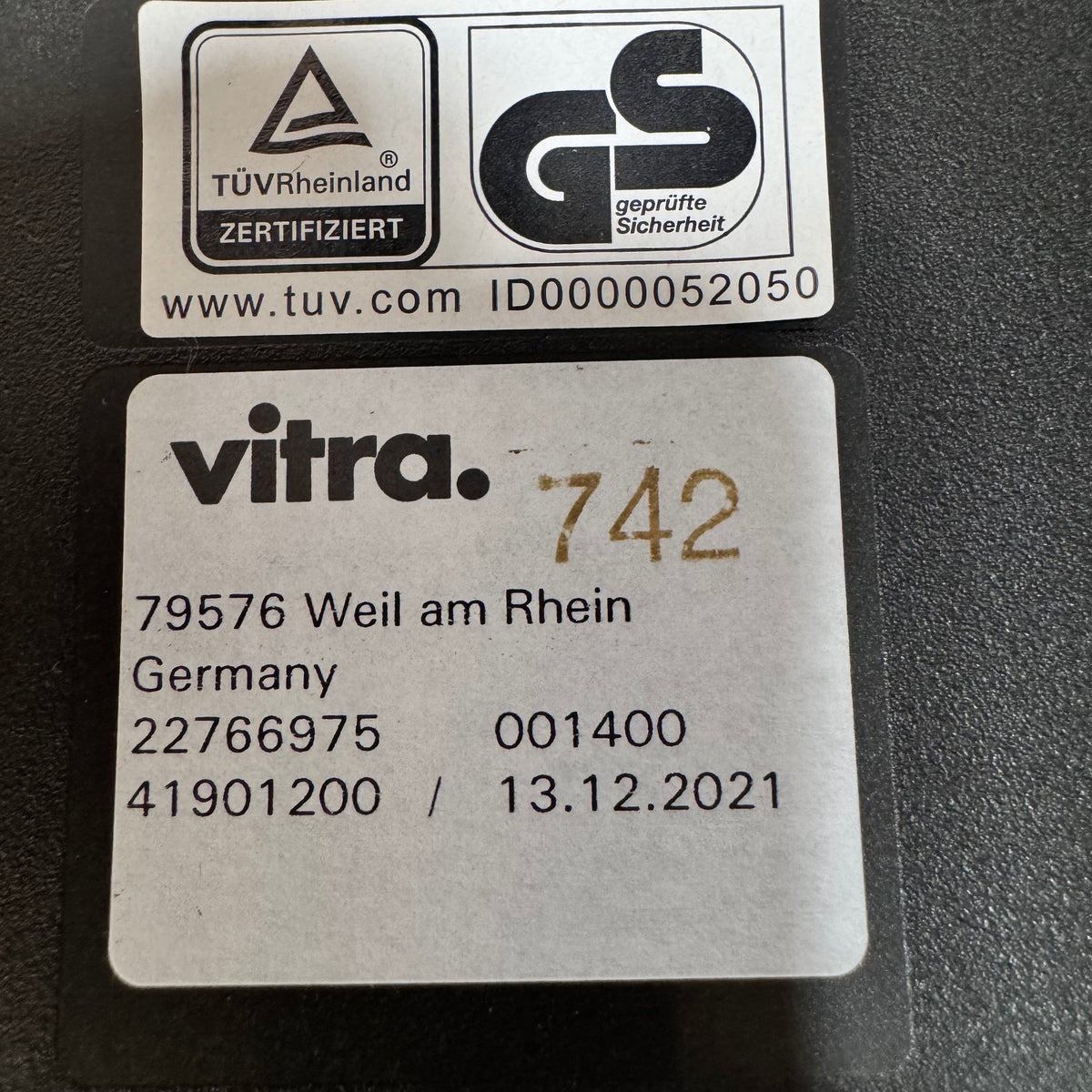 Vitra Rookie High Bürostuhl gelb/pastellgrün