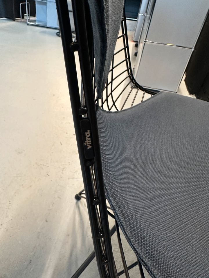 Wire Chair DKR-2 Dunkelblau