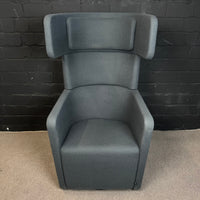 Bene Parcs Wing Chair – Akustik-Ohrensessel in Anthrazit