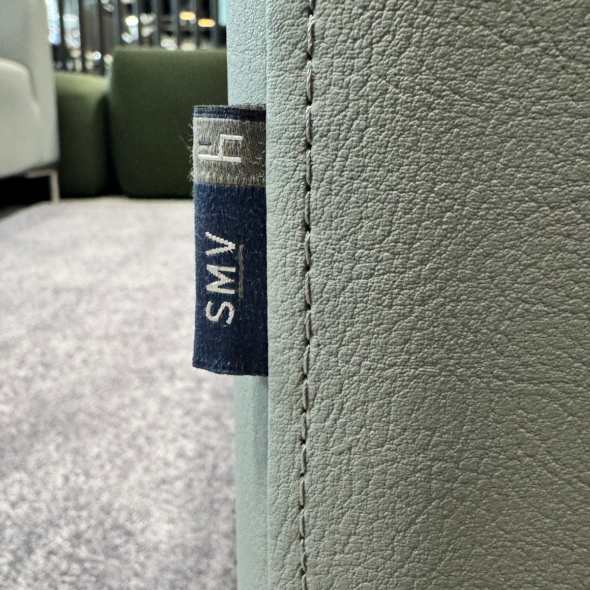 SMV 3er-Sofa & Sessel Lounge-Set Leder