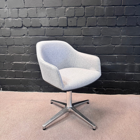 Vitra Softshell Chair Konferenzstuhl, Grau