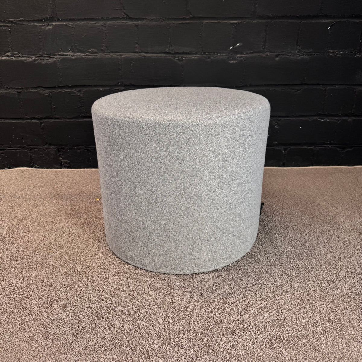 Softline Pouf Hocker, Hellgrau