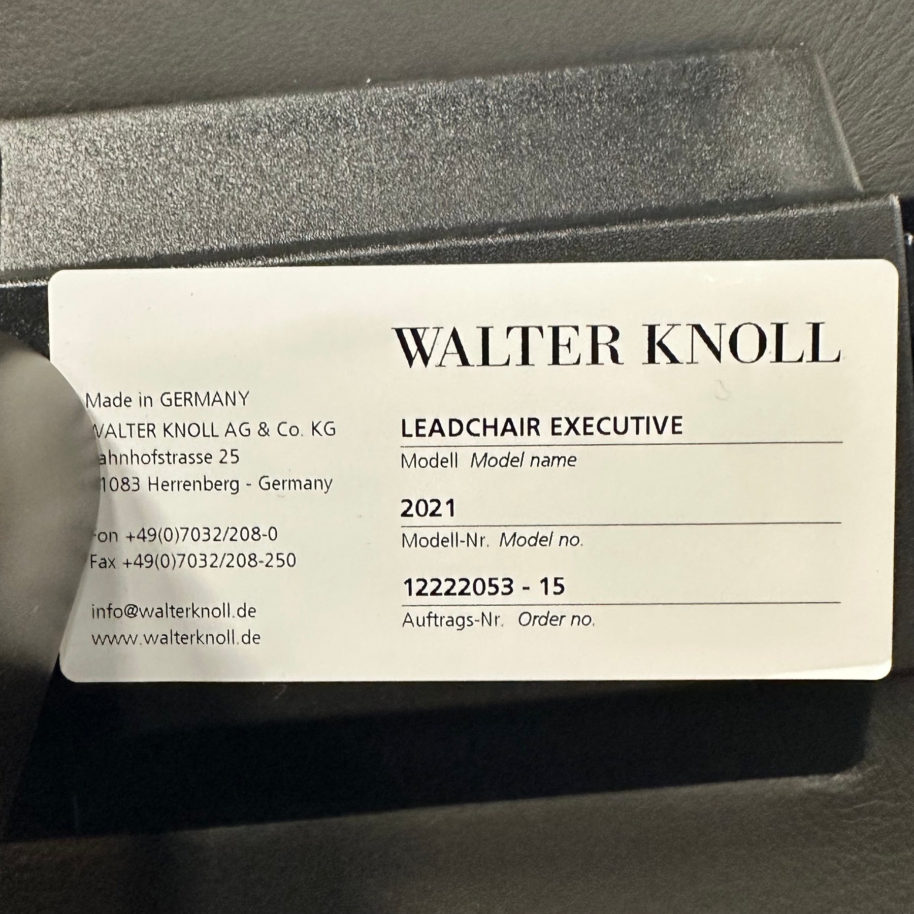 Walter Knoll Leadchair Executive gebraucht - Ansicht 5