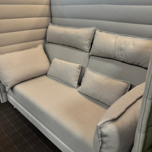 Vitra Alcove Sitzkissen 70x25cm in Hellgrau
