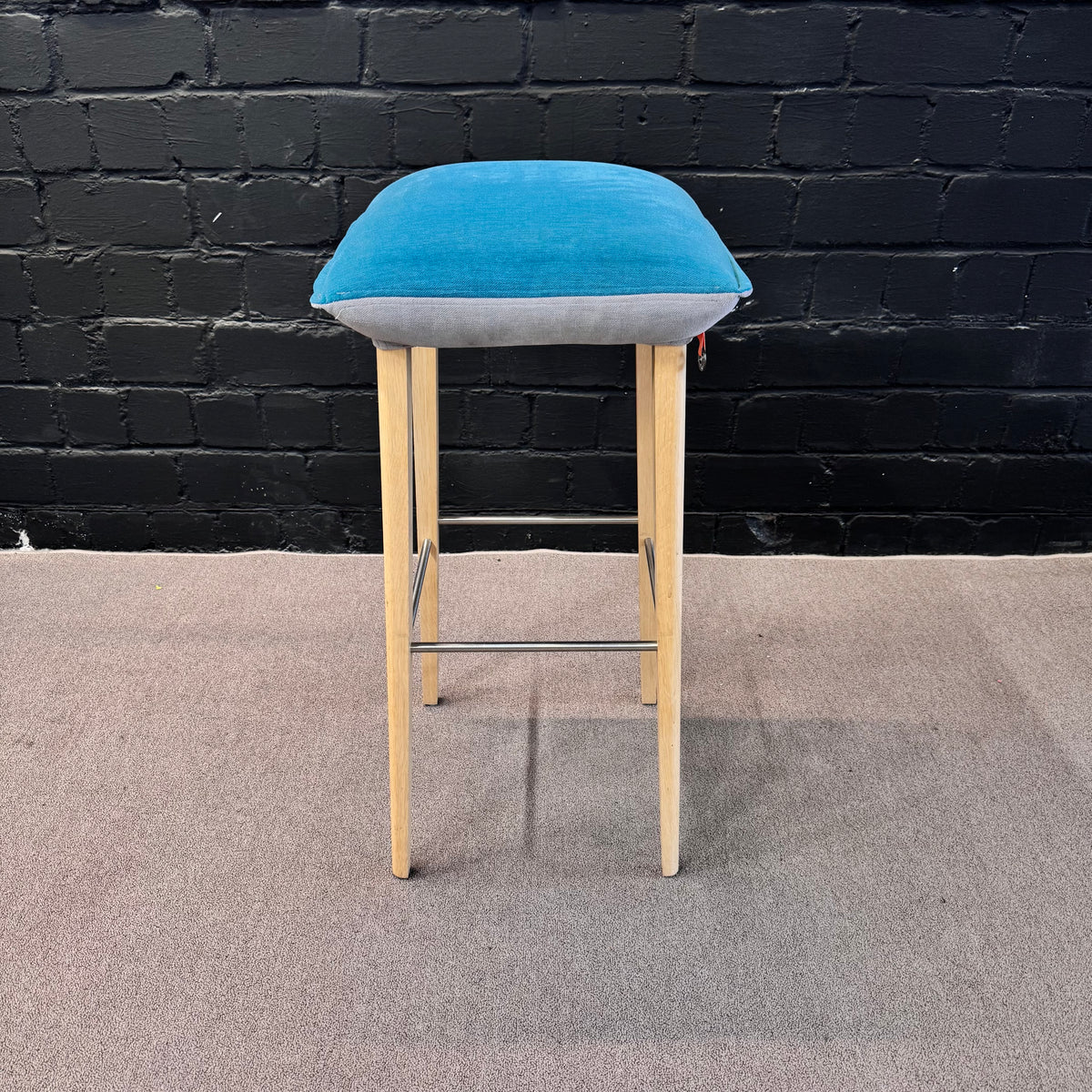 Mobitec Barhocker, Dunkelgrau/Melange, 46 × 50 × 95 cm