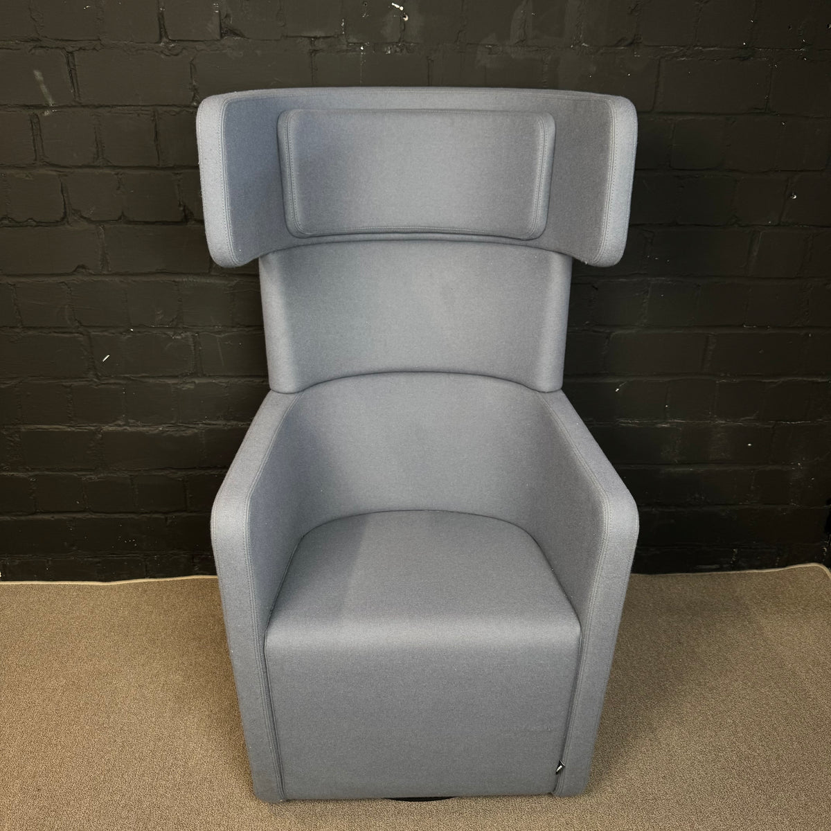 Bene Parcs Wing Chair – Akustik-Ohrensessel in Grau