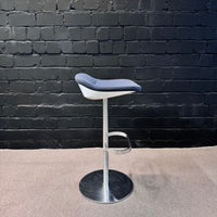 Walter Knoll Barhocker, Blau/Grau-Blau, 45 × 45 × 75 cm