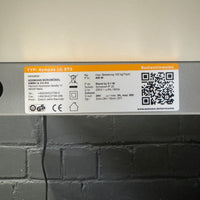 ASSMANN Sympas STS Schreibtisch – Elektrisch höhenverstellbar – 160 × 80 cm – Weiß/Schwarz