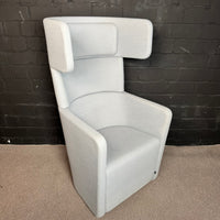 Bene Parcs Wing Chair – Akustik-Ohrensessel in Wolkengrau
