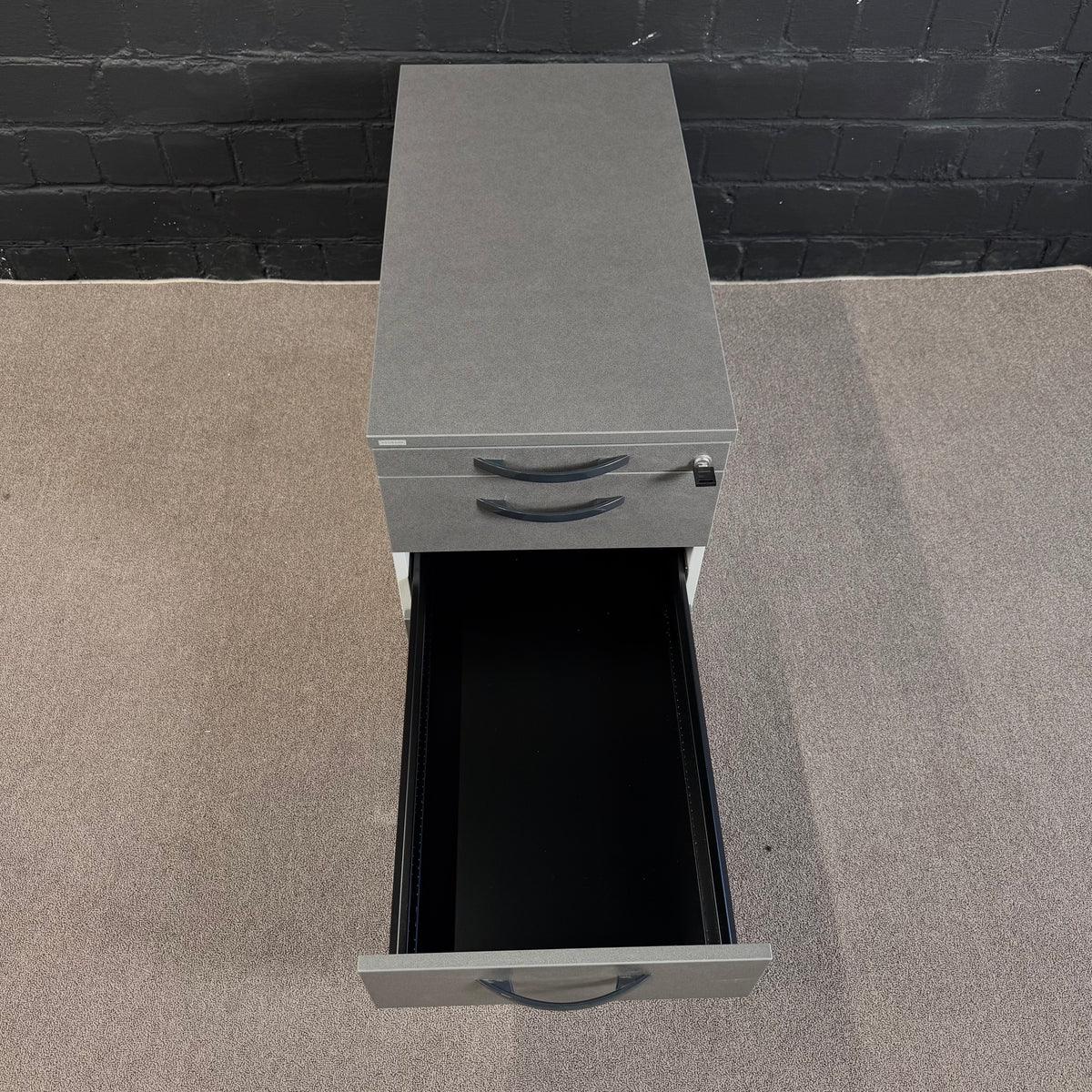 Assmann Rollcontainer – Abschließbarer Büro-Container in Grau