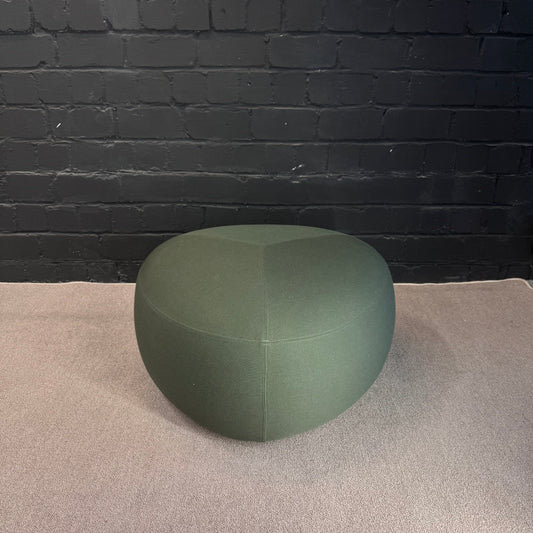La Palma Sitzhocker, Dunkelgrün/Moosgrün, 60 × 60 × 45 cm