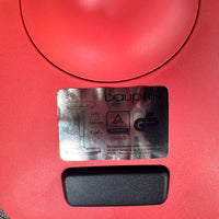 Dauphin Trendoffice Stehhilfe – Ergonomischer Stehsitz / Pendelhocker rot/schwarz