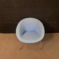 Arper Duna 02 Loungestuhl blau