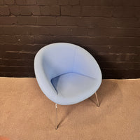 Arper Duna 02 Loungestuhl blau