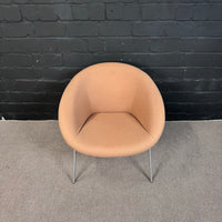 Arper Duna 02 Loungestuhl braun