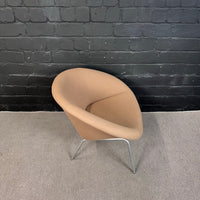 Arper Duna 02 Loungestuhl braun