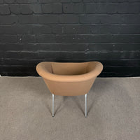 Arper Duna 02 Loungestuhl braun