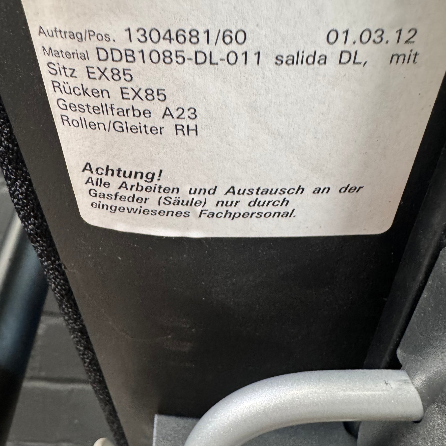 Drabert Salida DL Bürodrehstuhl | Armlehnen | Schwarz | ergonomisch