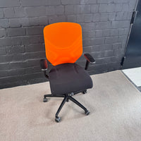 Wilkhahn IN 184/7 Trimension Bürostuhl | Orange/Schwarz | ergonomisch