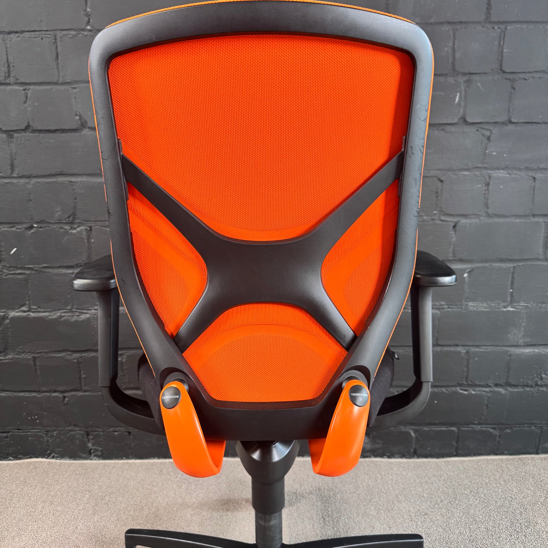 Wilkhahn IN 184/7 Trimension Bürostuhl | Orange/Schwarz | ergonomisch