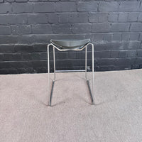 Mayer Barhocker - Klassisches Design in Grau und Chromgestell