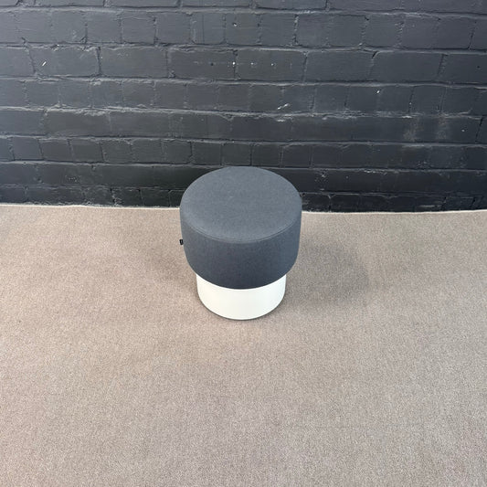 Bene Design Sitzhocker / Pouf – Anthrazit – Ø 40 cm
