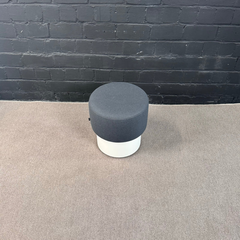 Bene Design Sitzhocker / Pouf – Anthrazit – Ø 40 cm