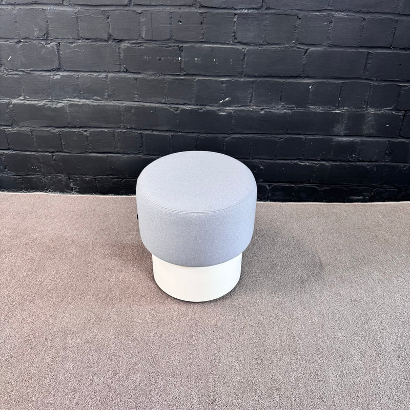 Bene Design Sitzhocker / Pouf – Grau – Ø 40 cm