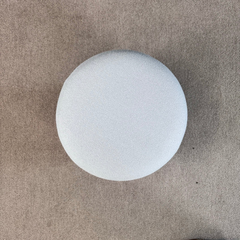 Bene Design Sitzhocker / Pouf – Grau – Ø 40 cm