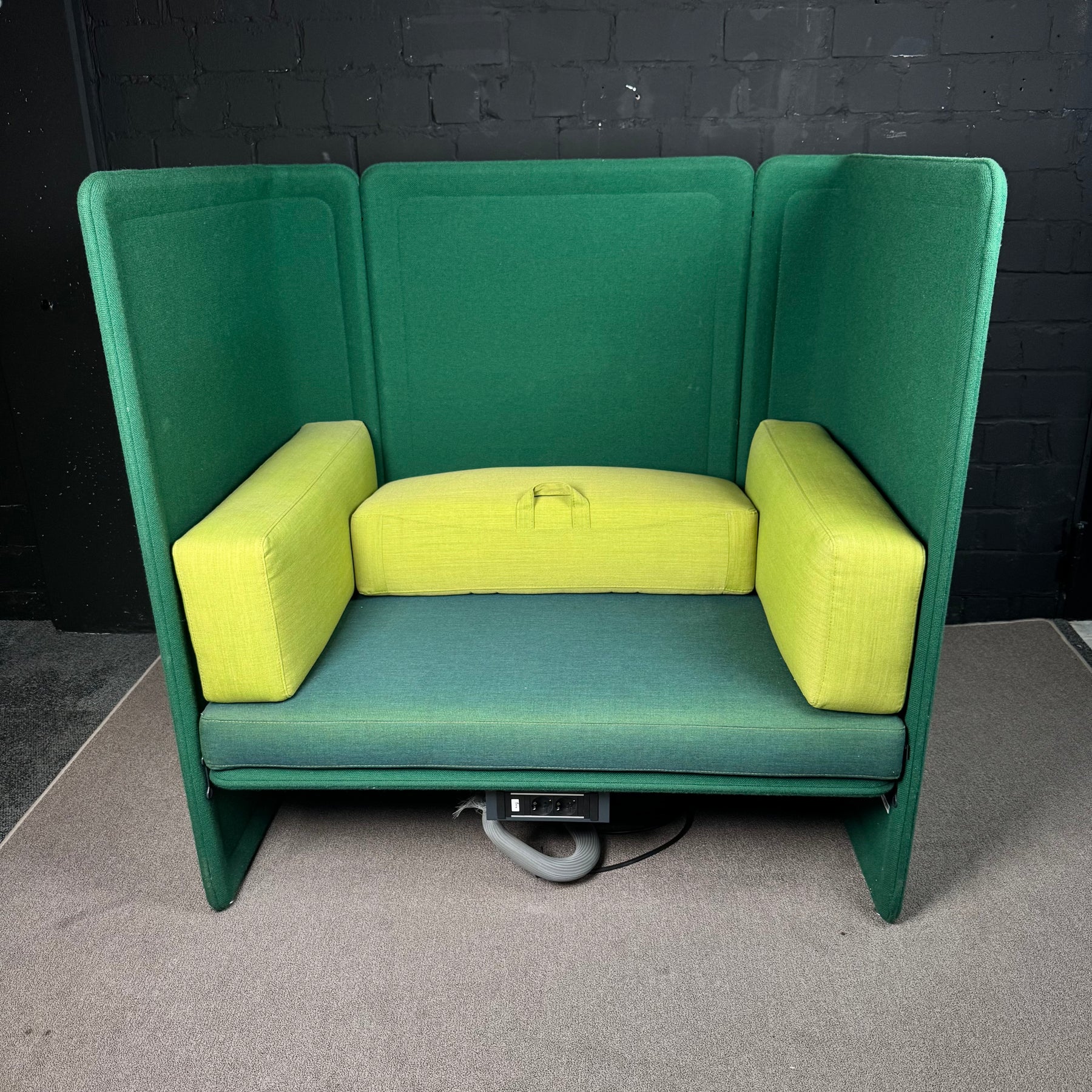 Steelcase Coalesse Lagunitas Highback 2-Sitzer Sofa – Modernes Akustik- &amp; Rückzugs-Sofa