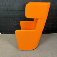 Bene Parcs Wing Chair – Akustik-Ohrensessel in Orange