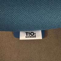 Dauphin Trendoffice Stehhilfe – Ergonomischer Stehsitz / Pendelhocker blau/schwarz
