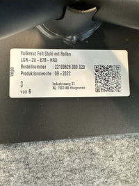 Felt Stuhl Filz mit Rollen