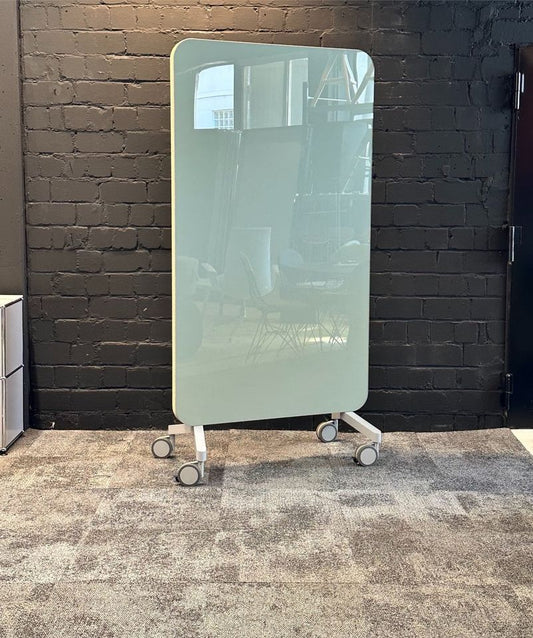 Mobiles Whiteboard & Pinnwand Glas/Filz
