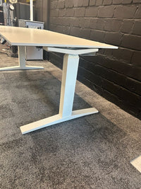 E-Tisch, 160×80 cm, Weiß
