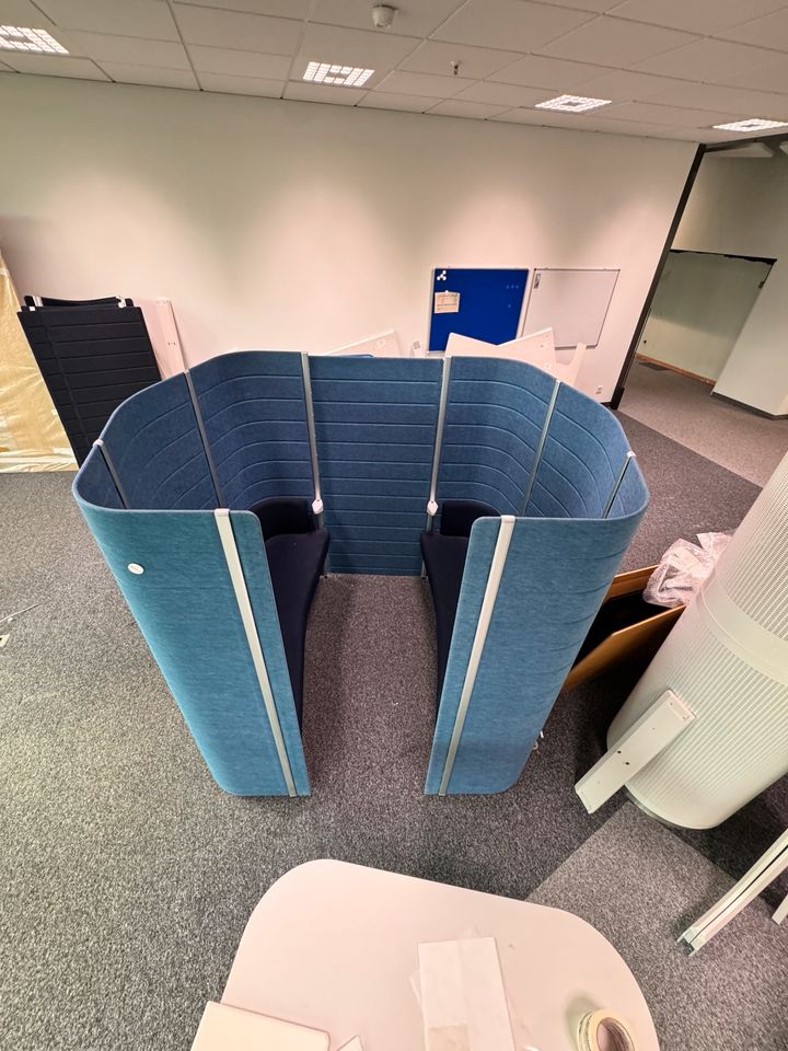 Workbay Sitzbank Kristallblau