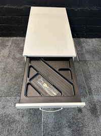 Rollcontainer Weiß, 3 Schubladen