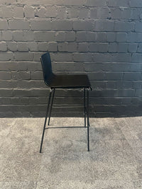 Barhocker Schwarz mit Holz