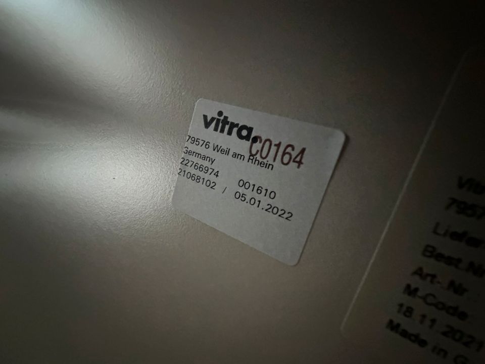 Vitra Alcove Highback Work Sofa mit Tisch türkis