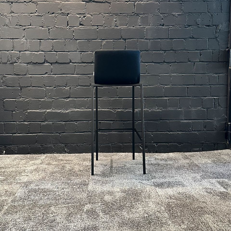 Barhocker Schwarz 82 cm Sitzhöhe